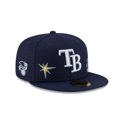 Tampa Bay Rays Gorra | New Era MLB Multi 59fifty Fitted Cap Mexico - Azules